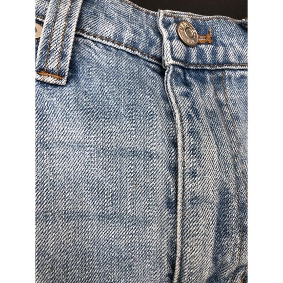 Madewell Rigid Denim A-Line Mini Skirt Cutout Edition Womens 26 Retro Cowgirl - Picture 7 of 10
